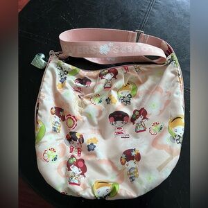 Harajuku Lovers Candy Aloha Girls Pink Kimono Crossbody Bag